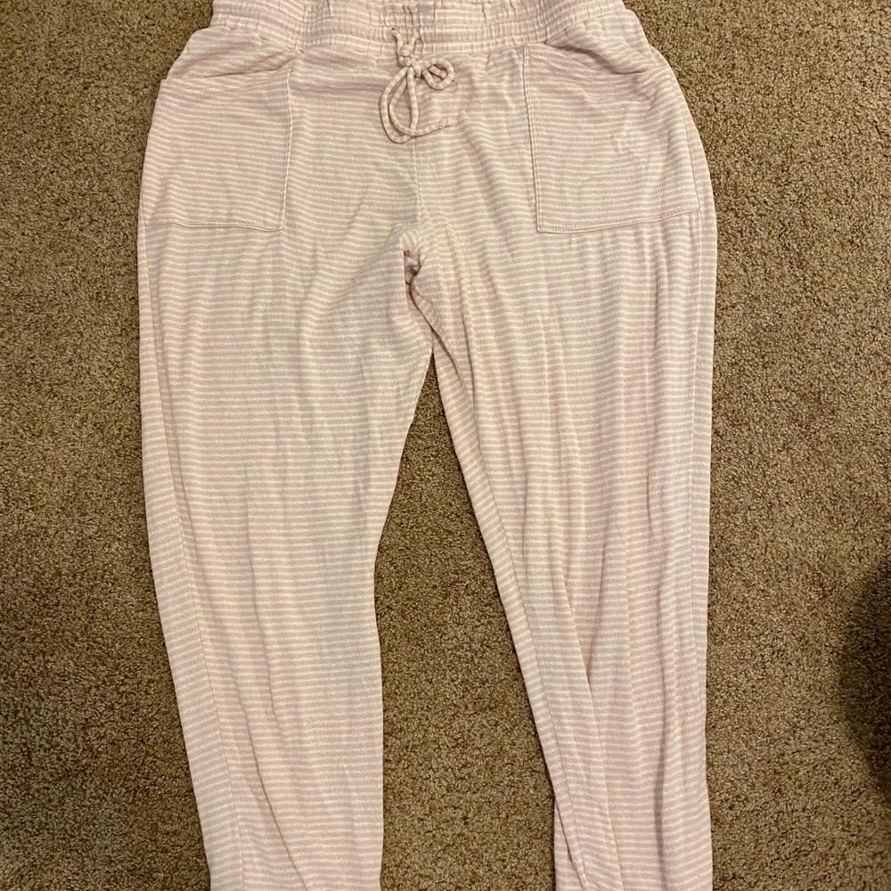 Target Stars Above Soft Pink Striped Joggers